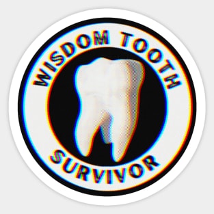 Wisdom Tooth Survivor Sticker